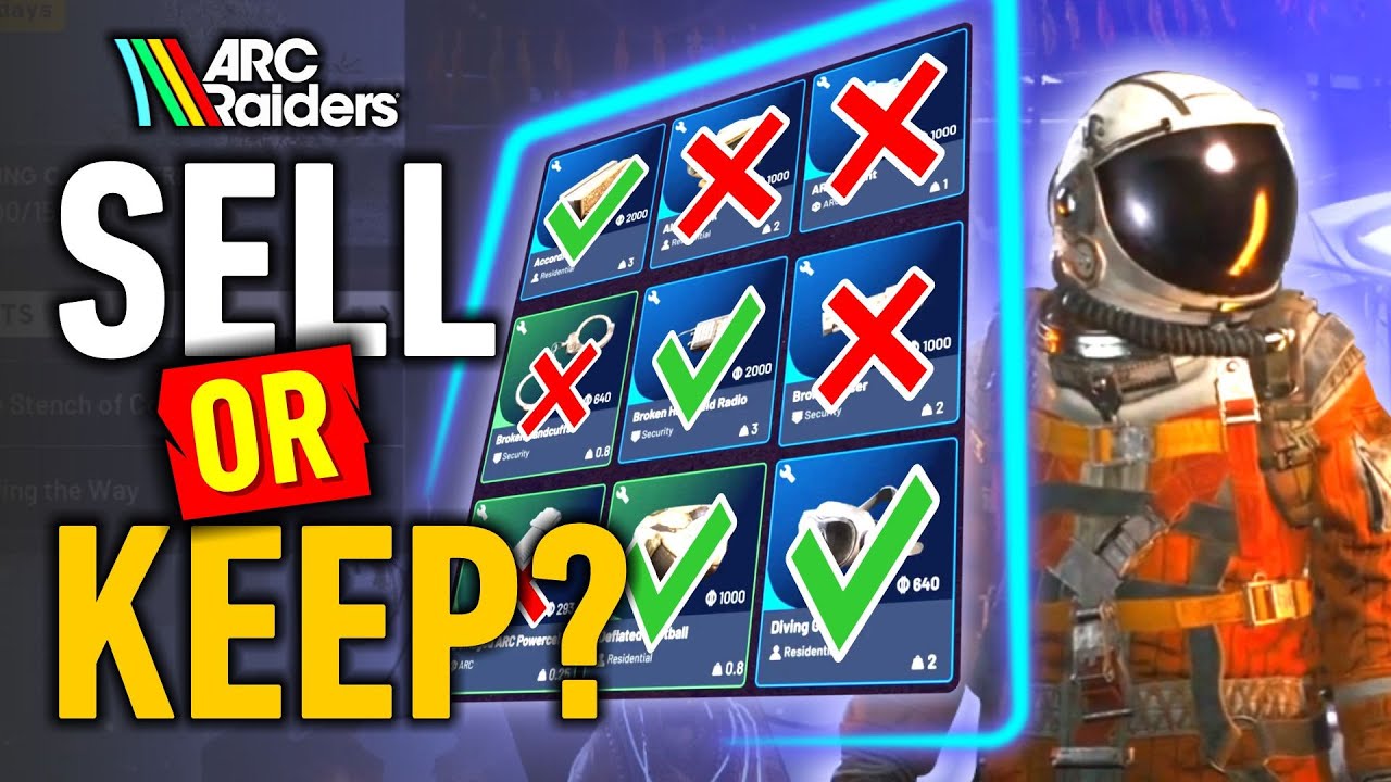 How to Know What To Sell in Arc Raiders | Best Items to Keep vs Sell