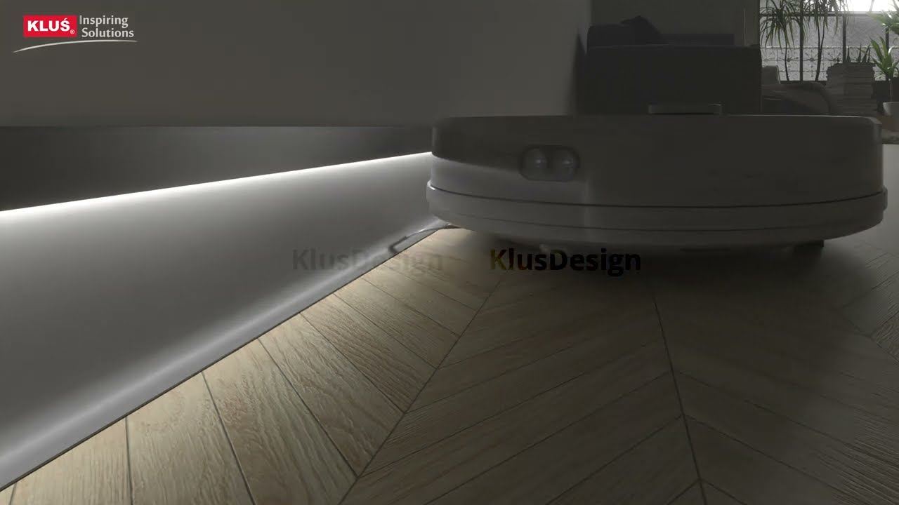 KLUŚ Design - OLIS, OLIS-K podświetlane listwy przypodłogowe