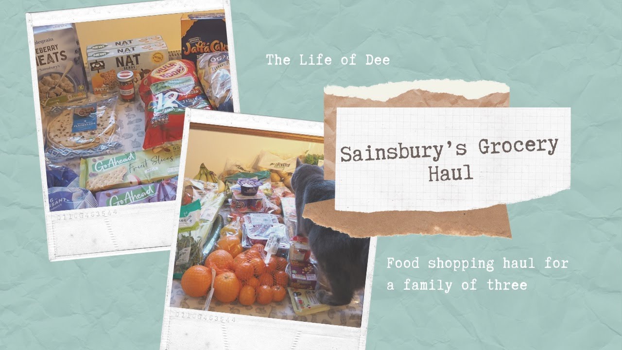 Sainsbury’s Grocery Haul | UK Weekly Shopping Haul