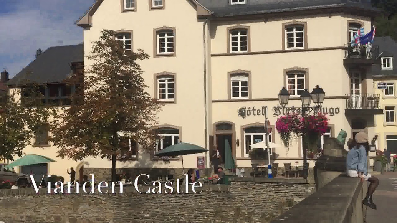 Visit vianden Castle in the north of Luxembourg