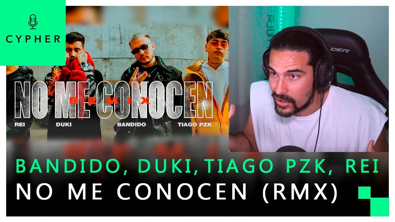 REACCIÓN a No Me Conocen (Remix) - Bandido, Duki, Rei, Tiago PZK  (Video Oficial)