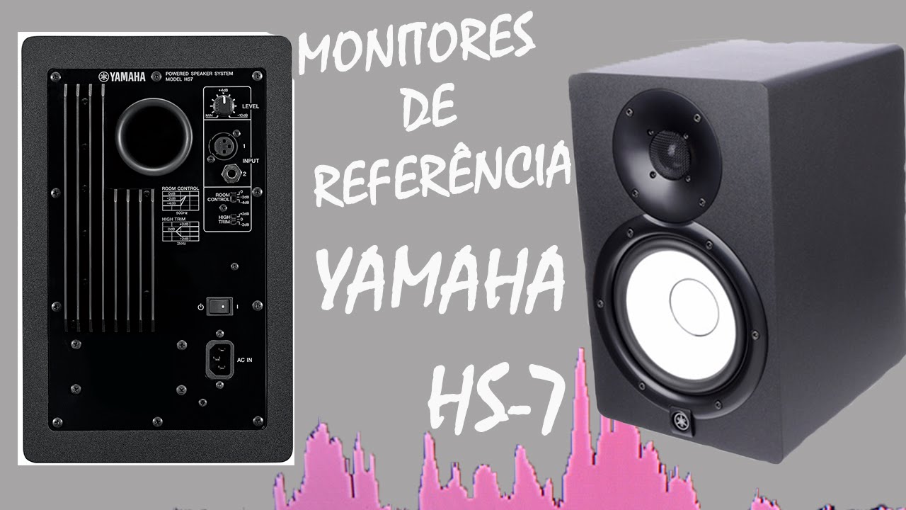 Monitor de referência yamaha hs 7 (review) português