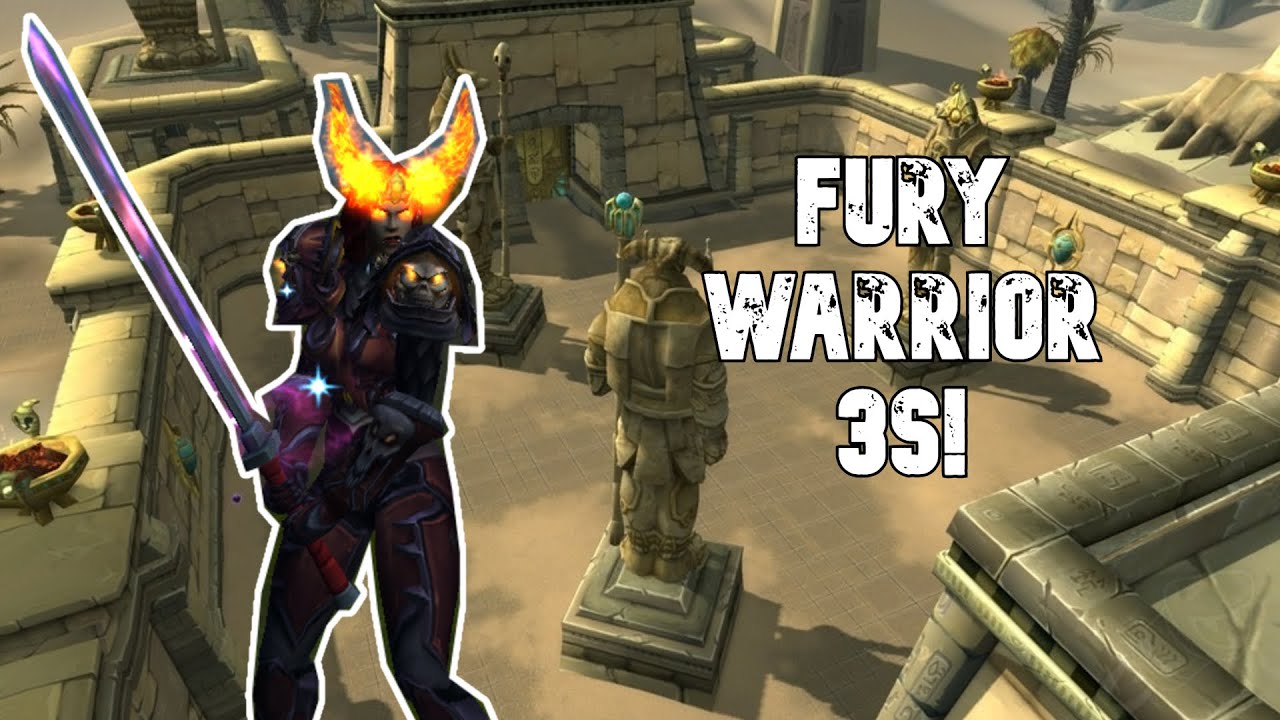 Fury Warrior 3v3 Arenas! Season 3 War Within PvP