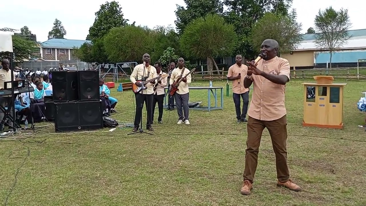 Olchore Live Band performing at Ndanai Girls' High School