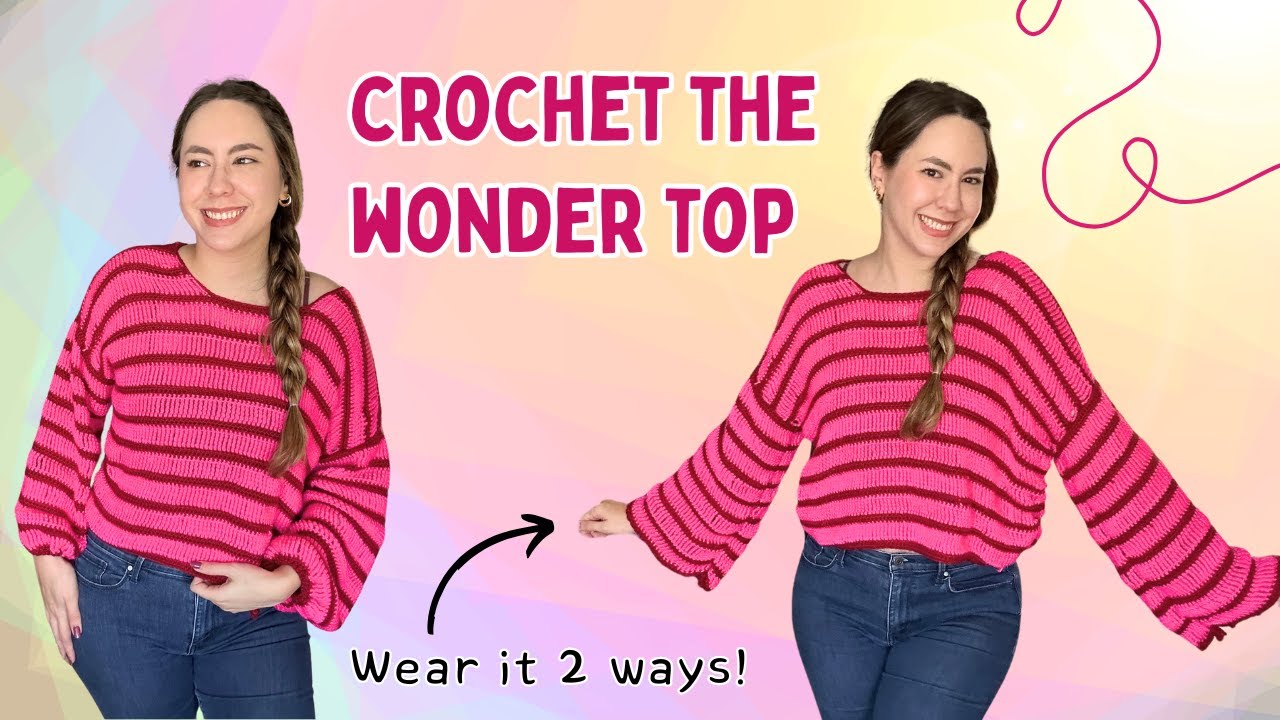 How To Crochet An Oversized Top That’s Perfect For Any Weather!