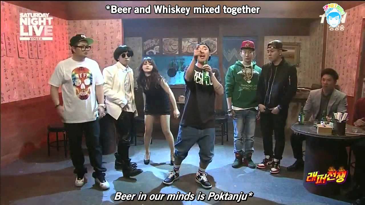 [ENG] 140405 SNL Korea S05E06 - DJ DOC rap