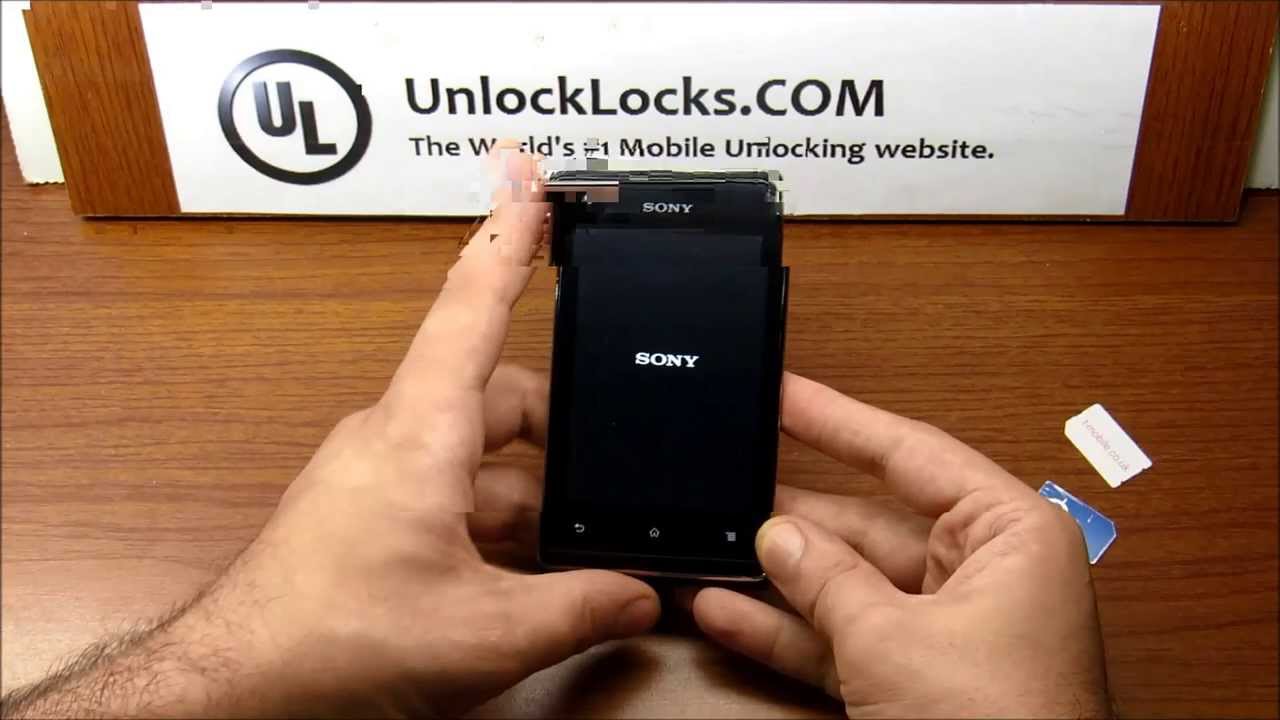 How To Unlock Sony Xperia E, E1 and E1 Dual by unlock code.