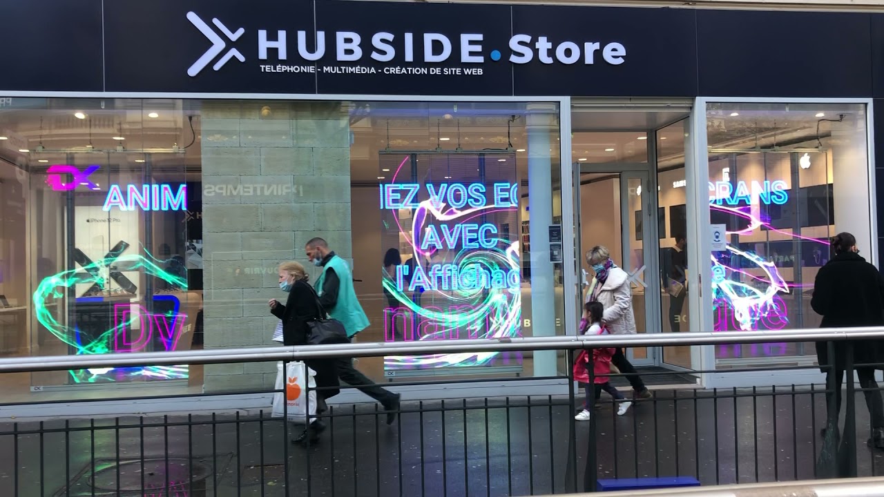 ECRAN LED TRANSPARENT NEXNOVO