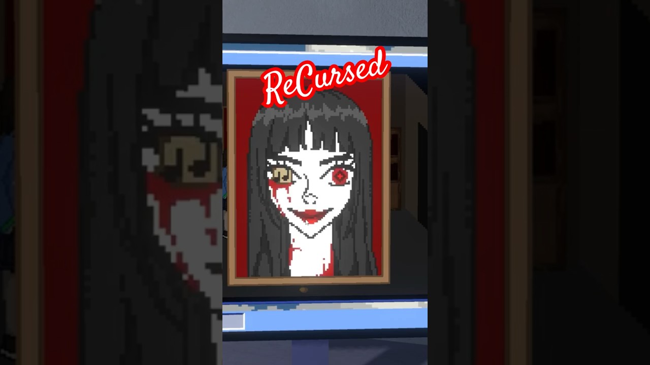 GOTTA TRY F-A-C-E #recursed #horrorgaming #indiegame #shorts