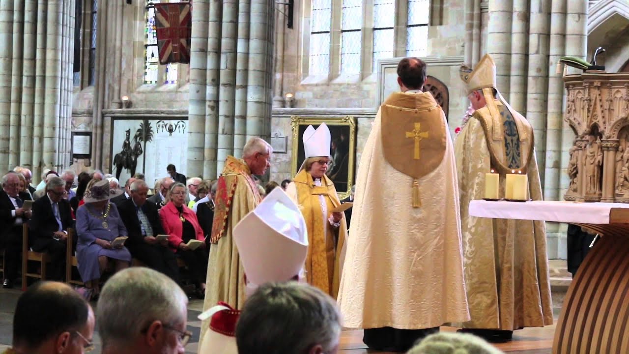 Bishop Sarah installation Exeter Cathedral