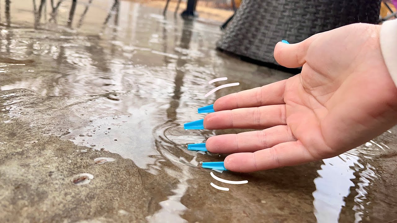 Outdoor ASMR - Wet Concrete 🌧️