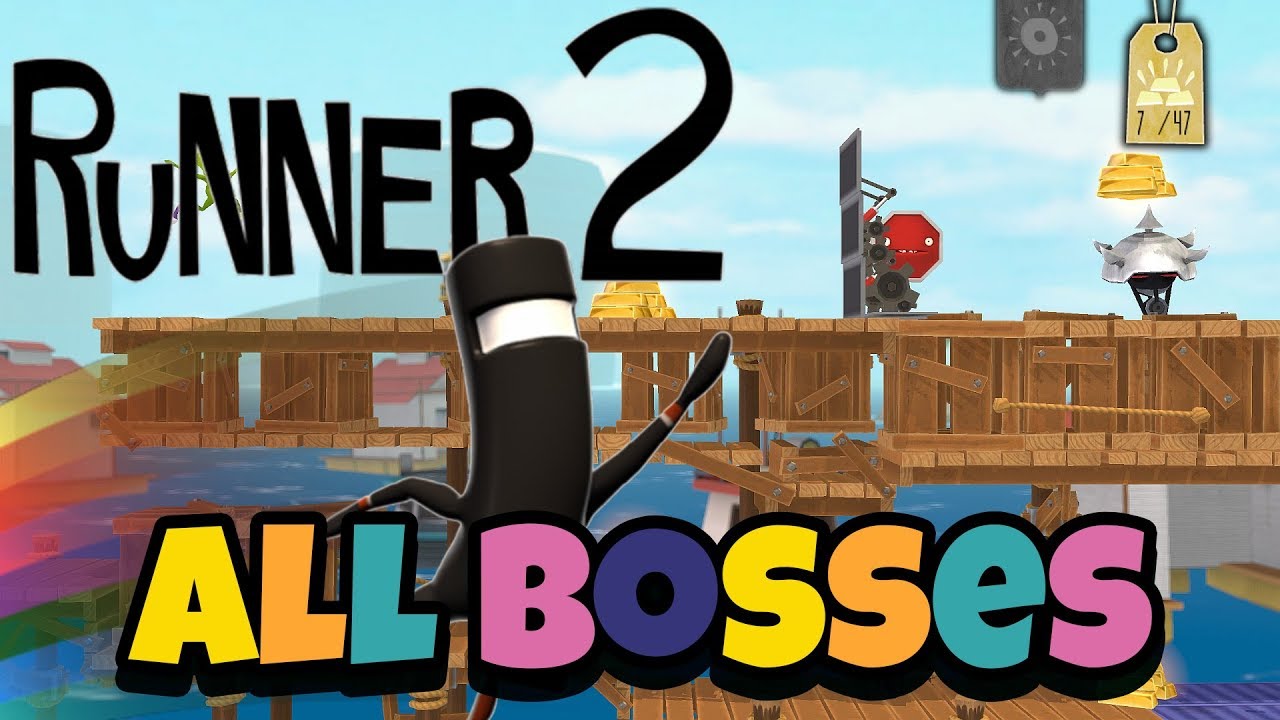 Bit Trip Runner 2 - All Bosses