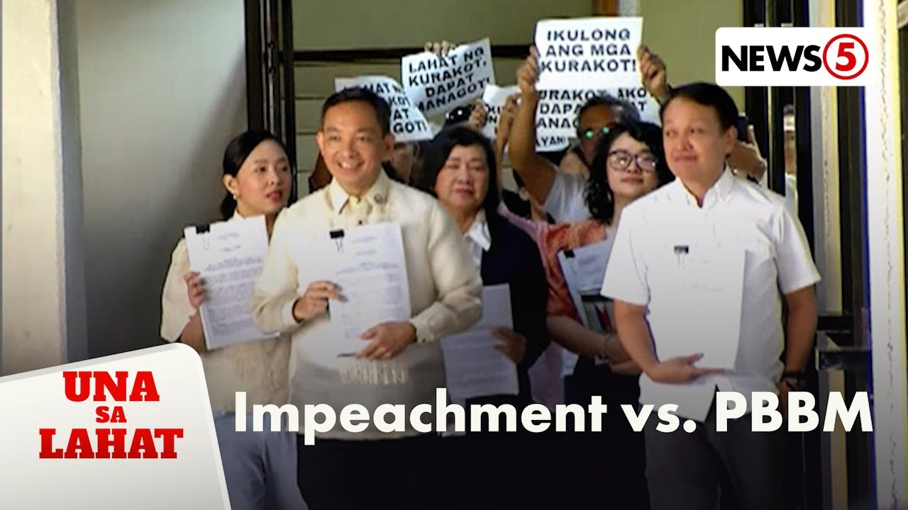 Rep. Sandro Marcos, nag-inhibit sa impeachment proceeding vs. Pres. Bongbong Marcos | Una Sa Lahat