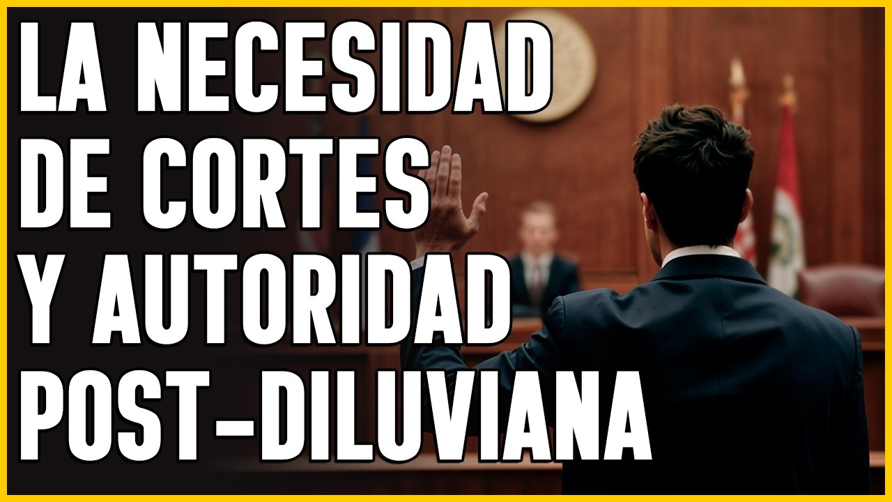 La necesidad de cortes y autoridad en un mundo post-diluvio