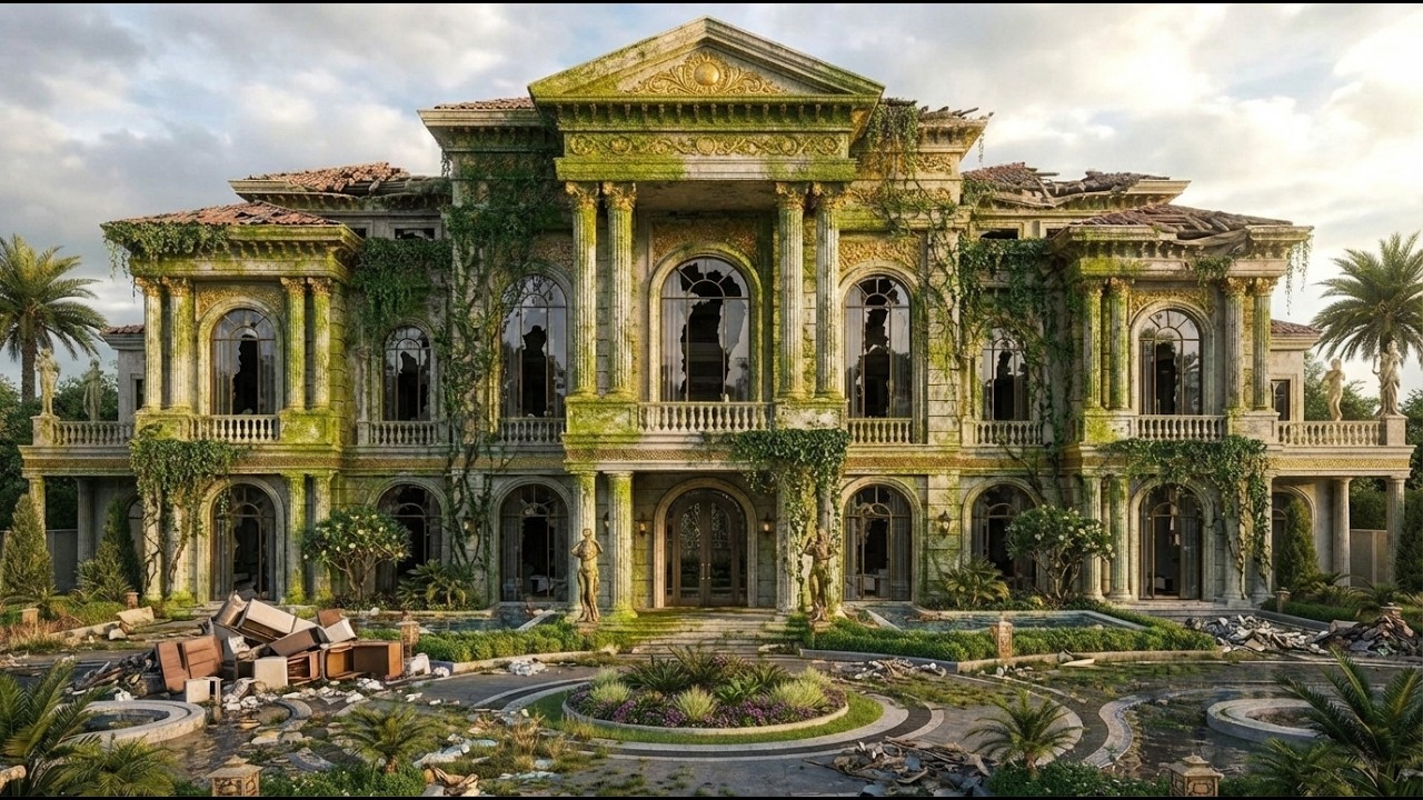 I Found an Abandoned House and Restoration Time Lapse From Ruins to Luxury Villa
