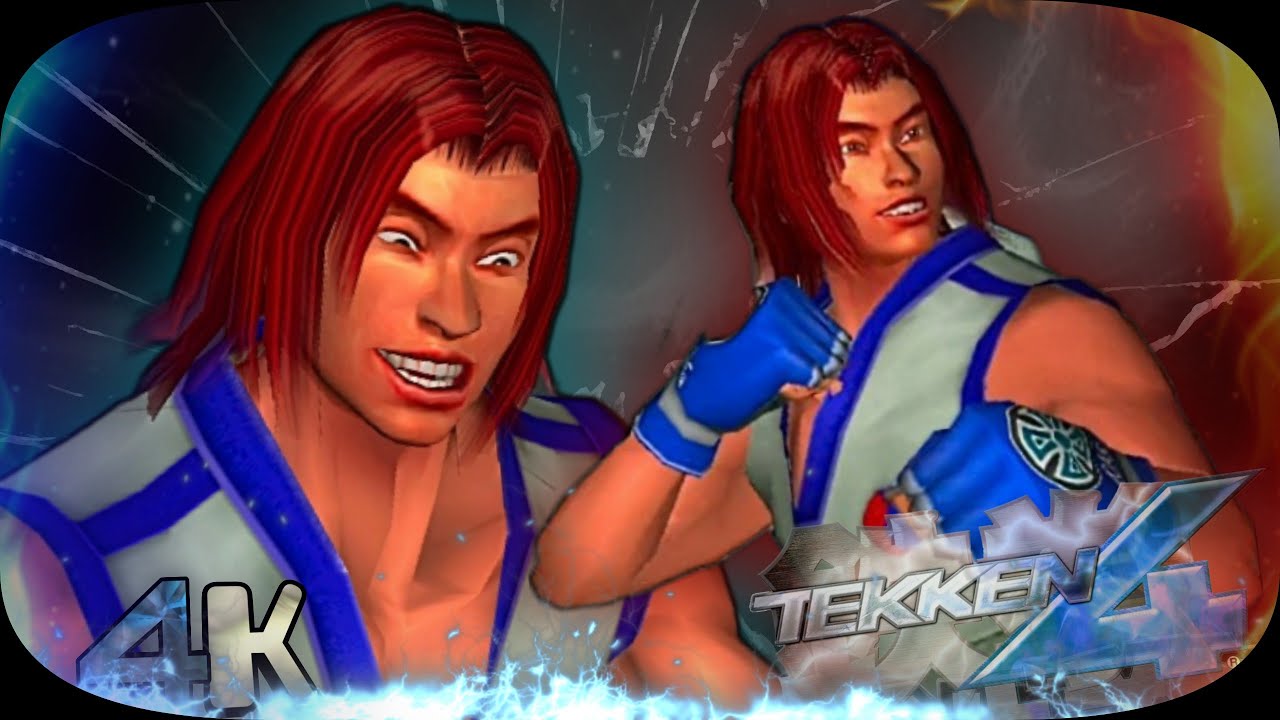 Hwoarang ( Bryan Moves ) Tekken 4 Remastered UHD 4K 60 FPS