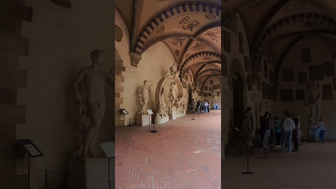 National Museum of Bargello Courtyard - Florence Italy
