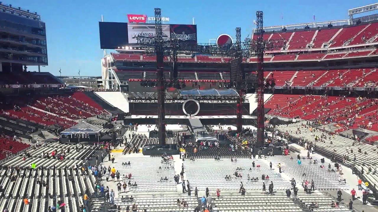 Inside Levi Stadium For Wrestlemania 31