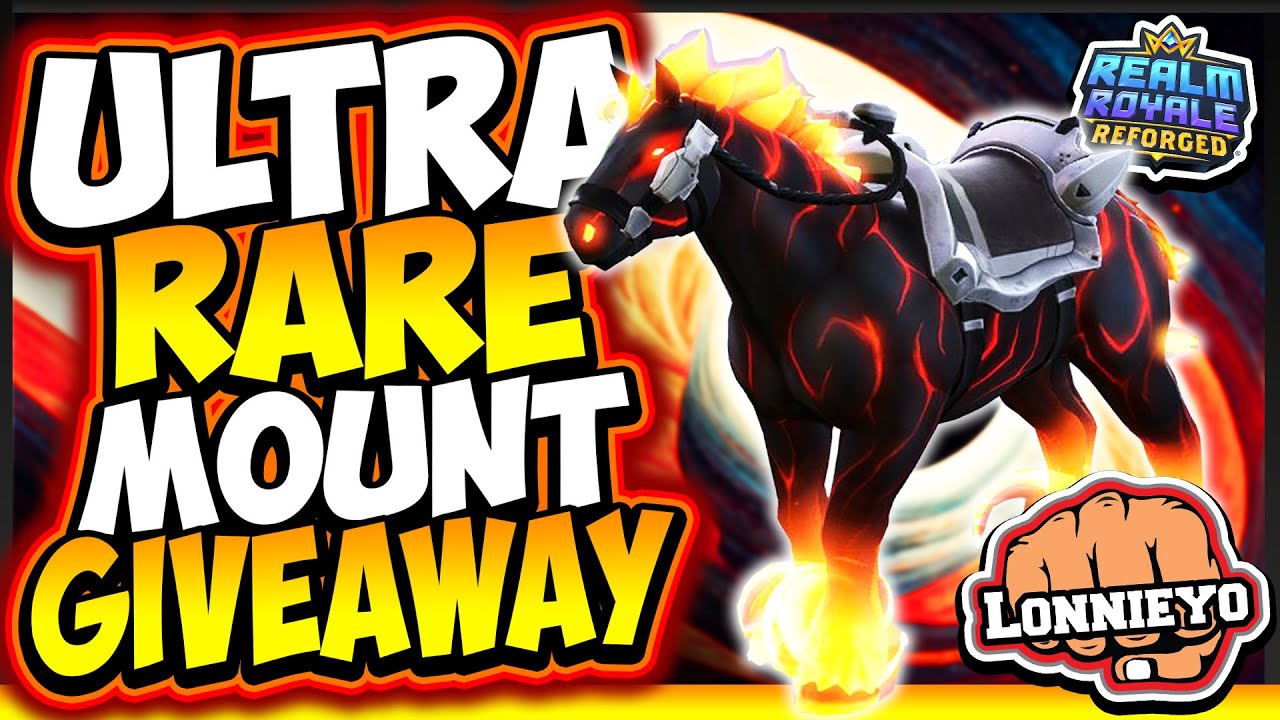 *ULTRA RARE* Mount Giveaway Challenge | Realm Royale Reforged
