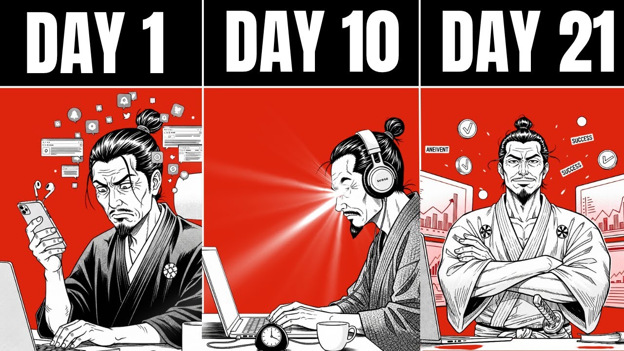 How to Build Unbreakable Focus in 21 Days (Samurai Method)