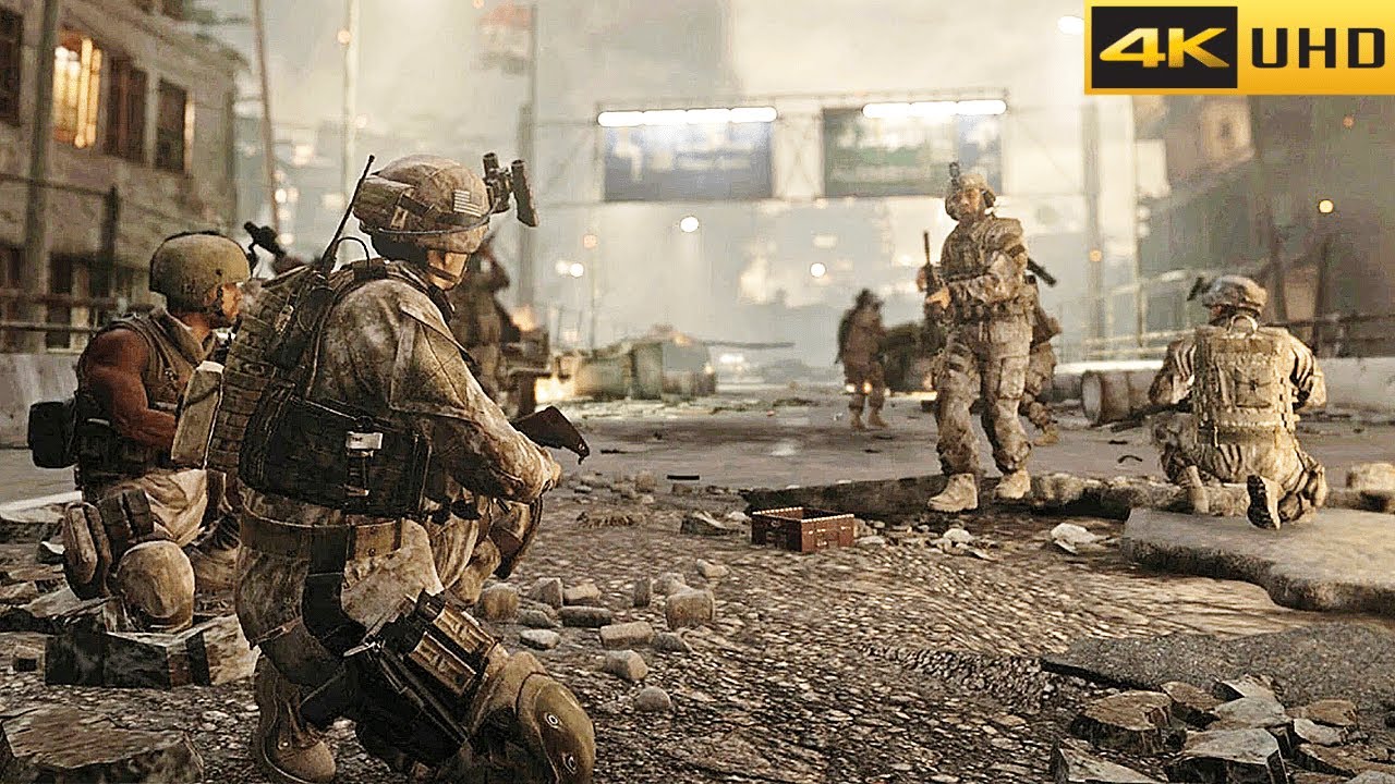 U.S.M.C. Protect Operation - Immersive No HUD Gameplay [4K 60FPS] Call of Duty