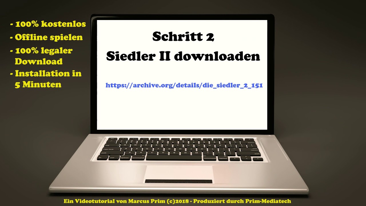 Die Siedler 2 Win7 kostenlos legal downloaden und spielen