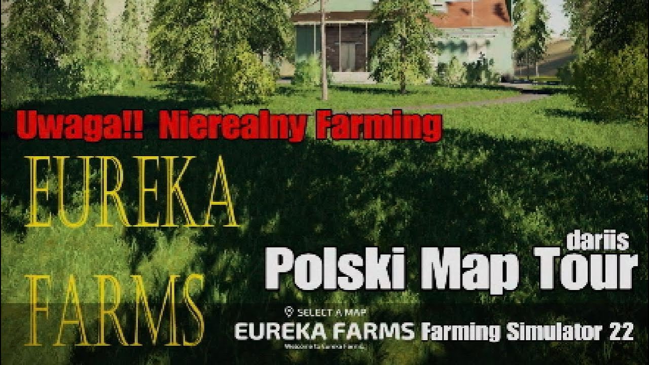 Eureka Farms- Polski Map Tour- 4K-  konsole- Farming Simulator 22/PS5