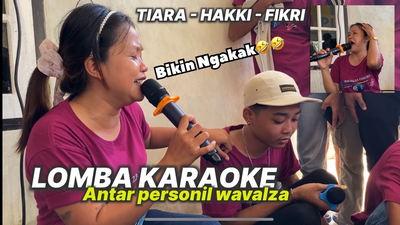 LOMBA KARAOKE ANTAR PERSONIL...!! Semoga mereka lolos audisi tingkat kecimol NTB 🤣🤣