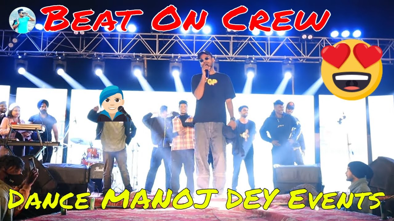 Manoj Dey Digital Stars Evens 2023 | Beat on Crew Dhanbad Dancers Performance with Manoj Dey Events