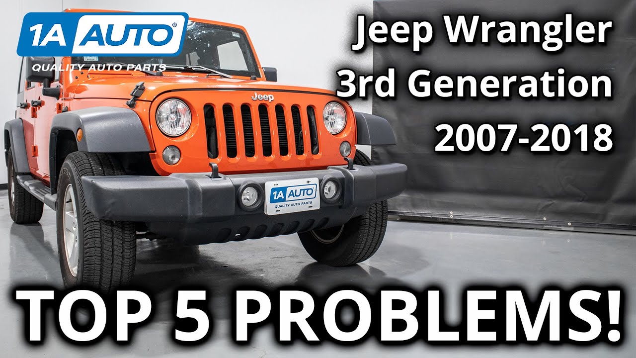 5 главных проблем внедорожника Jeep Wrangler JK 3-го поколения (2007–2018)