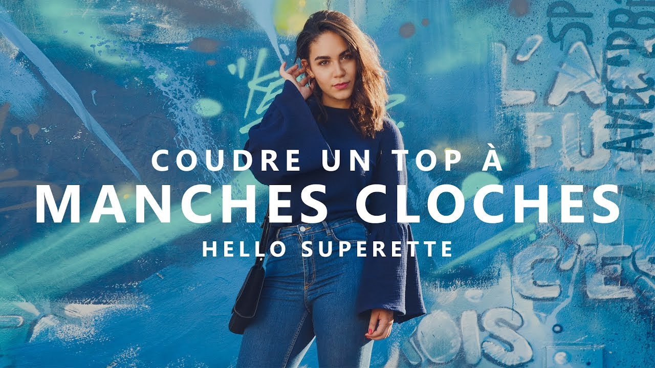 COUDRE UN TOP À MANCHES CLOCHES - TUTO COUTURE FACILE