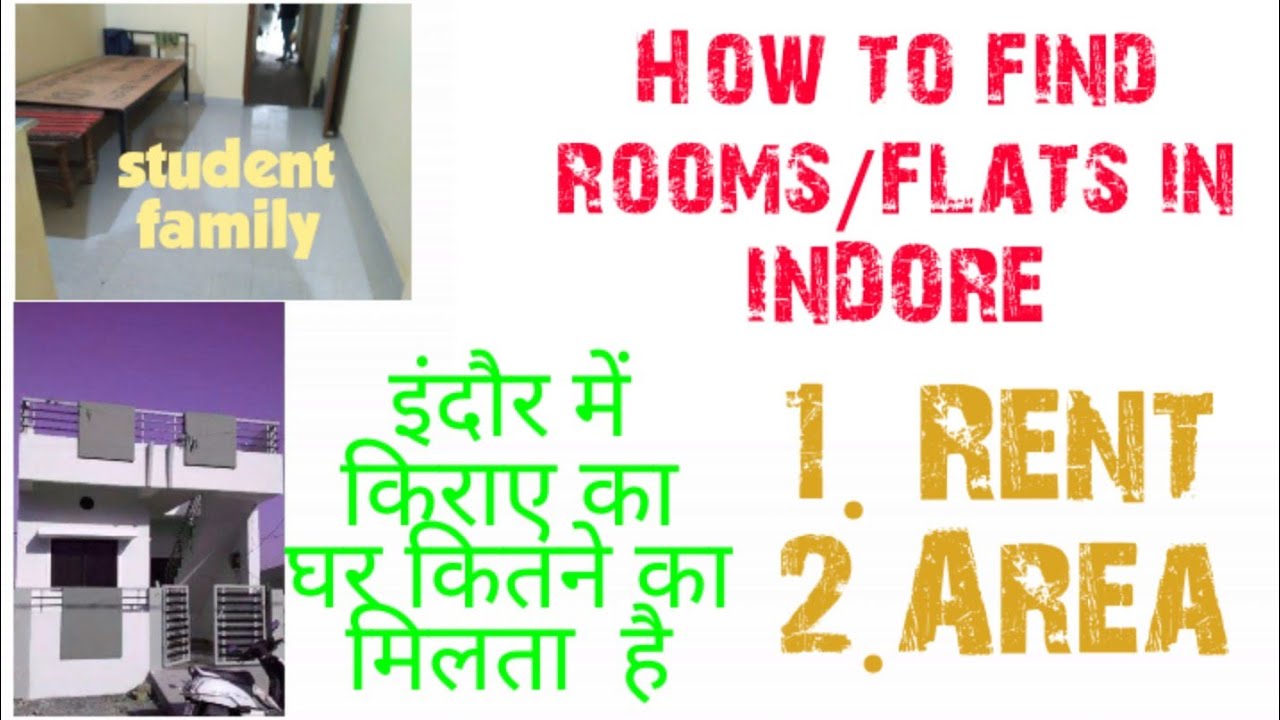 Rooms for rent in indore - cheap rent ,best area | rooms for student, family