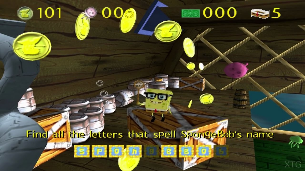 SpongeBob SquarePants: Revenge of the Flying Dutchman PS2 Gameplay HD (PCSX2)