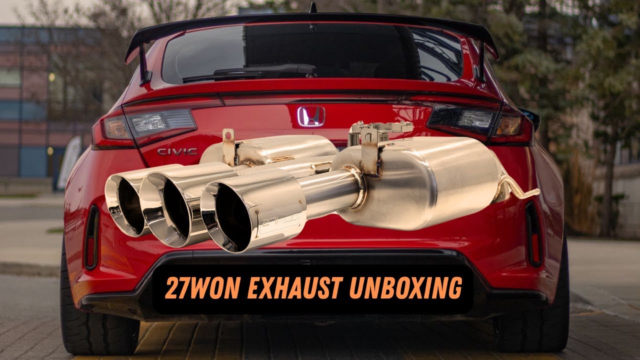 27WON Catback Exhaust Unboxing - 2023+ Honda Civic Type R FL5