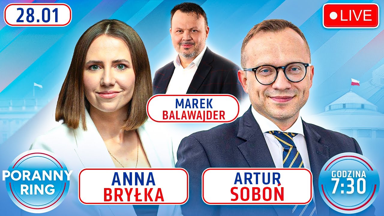 🔴 PORANNY RING 7:30 - ANNA BRYŁKA, ARTUR SOBOŃ
