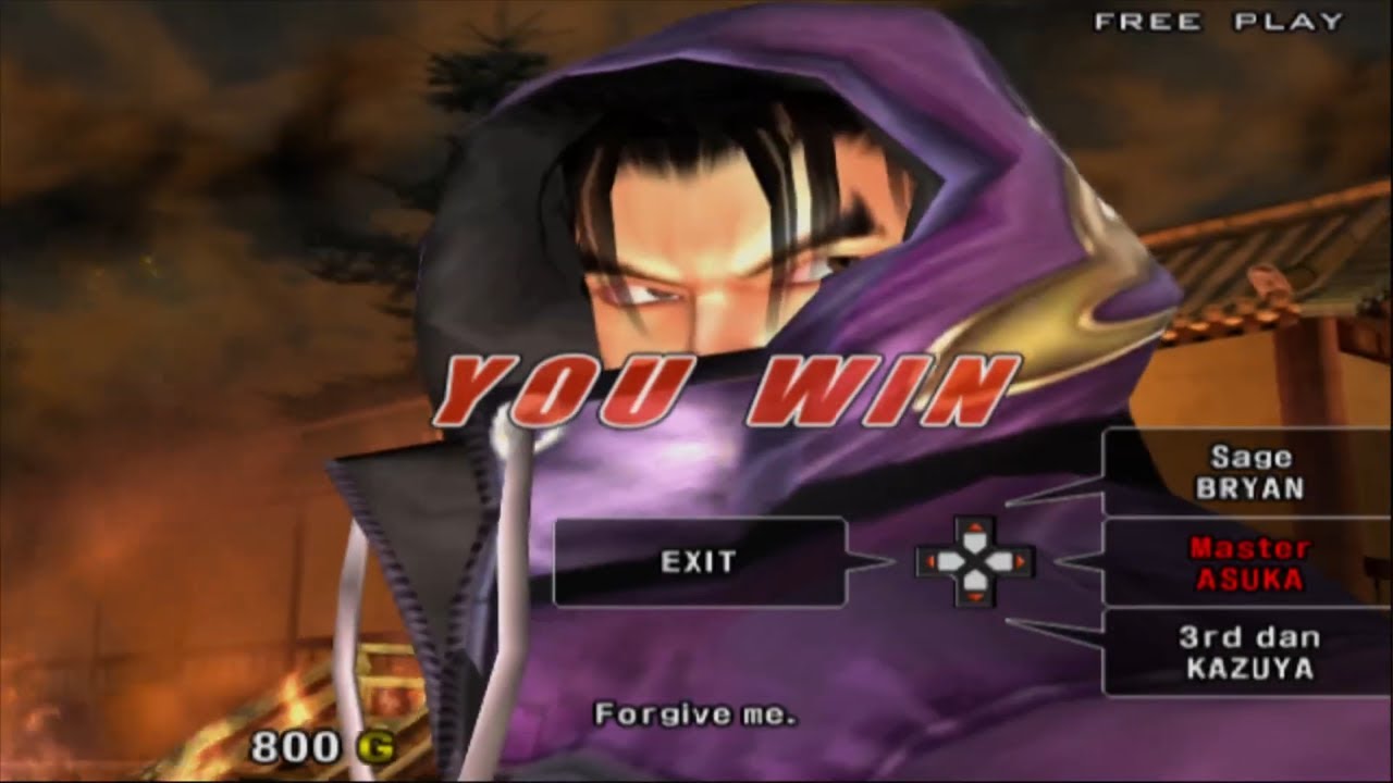 Tekken 5 - Jin Kazama- Arcade Mode - HD - 60 FPS - 1st Kyu - Master