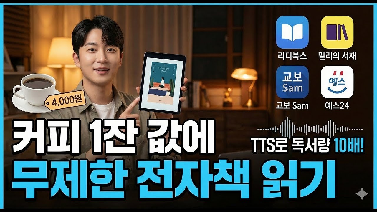한 달 4,000원으로 전자책 무제한 공짜로? (밀리의 서재 vs 리디북스 리디셀렉트 전자책 할인 구독 하는 방)