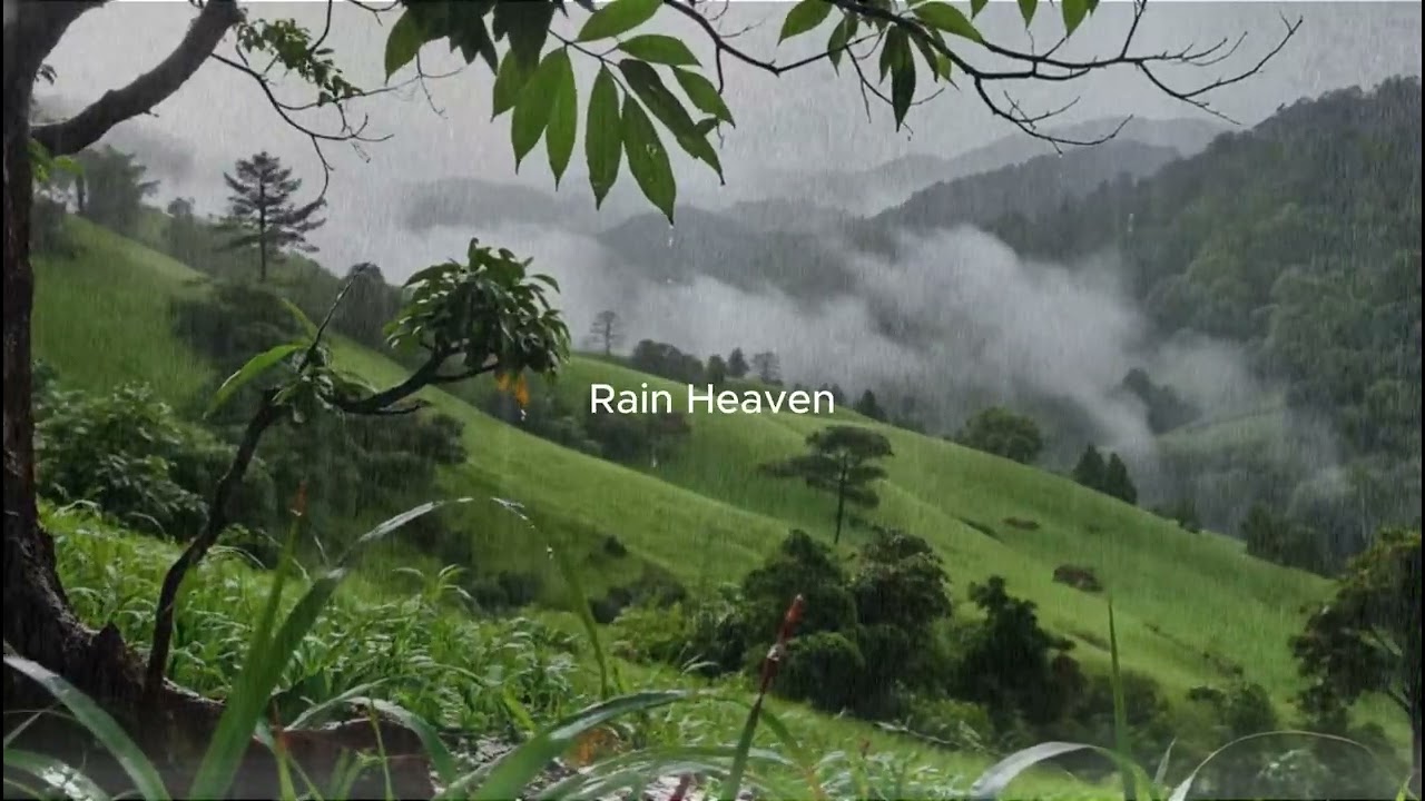 Heavy Rain Sounds at Night | Sleep Faster & Deeper