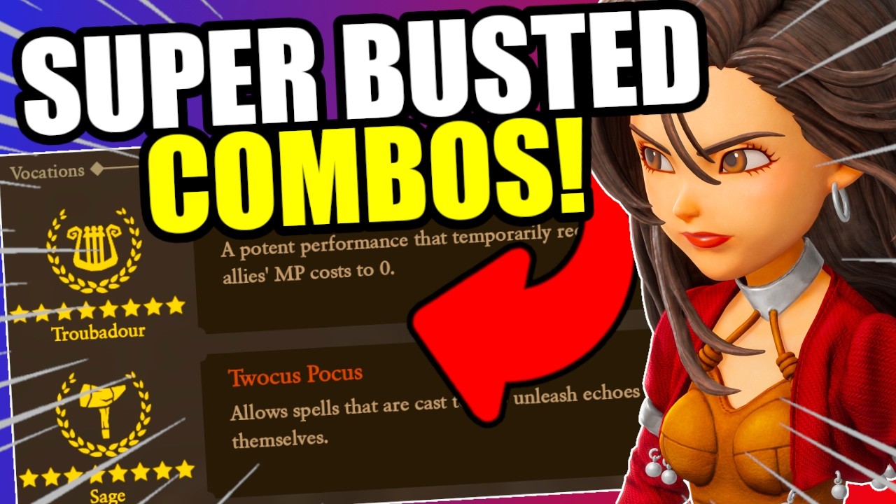 Most OP Vocation Combinations!  | DRAGON QUEST VII REIMAGINED