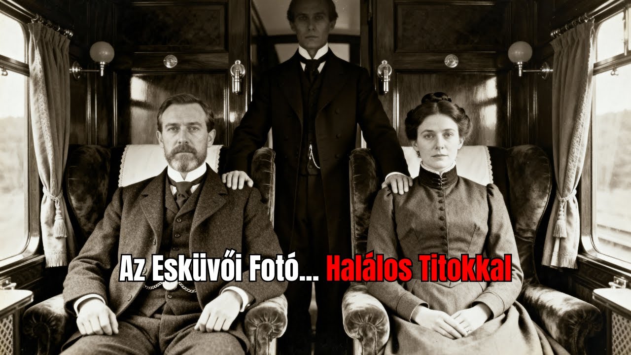 Ezen az 1883-as Nászúti Fotón Három Ember Látható… De Csak Ketten Szálltak Fel a Vonatra