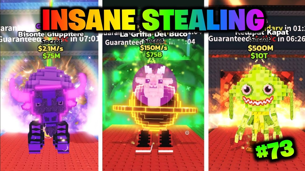 NEW Stealing Compilation Steal a Brainrot Roblox #73