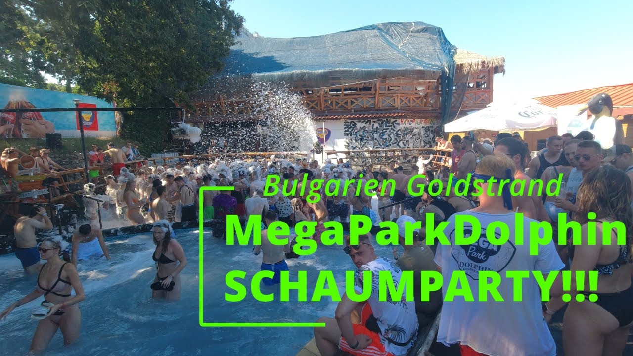 Bulgarien Goldstrand: Schaumparty im Megapark Dolphin www.megaparkdolphin.com
