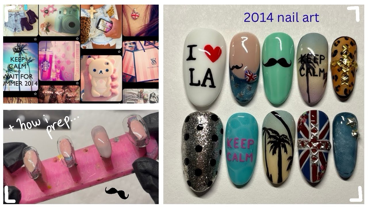 How I Prep My Press On Nails: 2014 Nostalgia Nail Art | theenailfactory