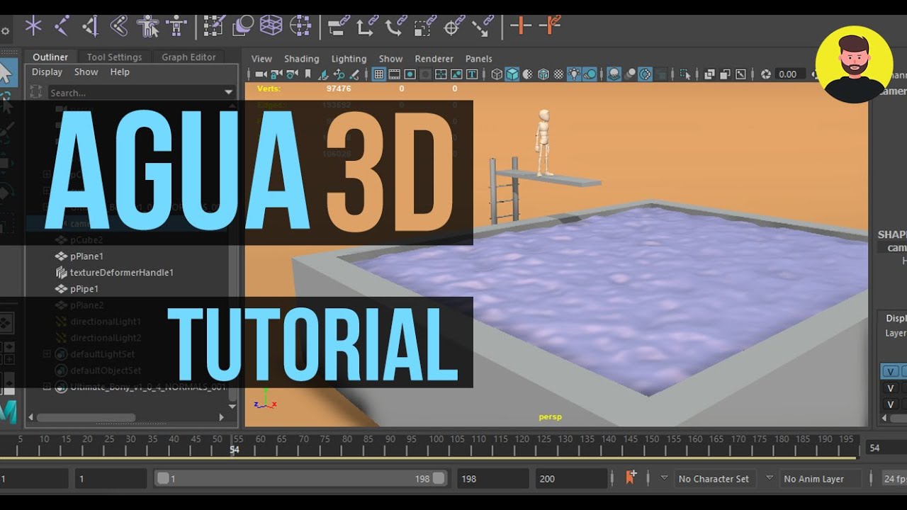 🌊 Agua en 3D: método rápido, fácil y efectivo 🌊