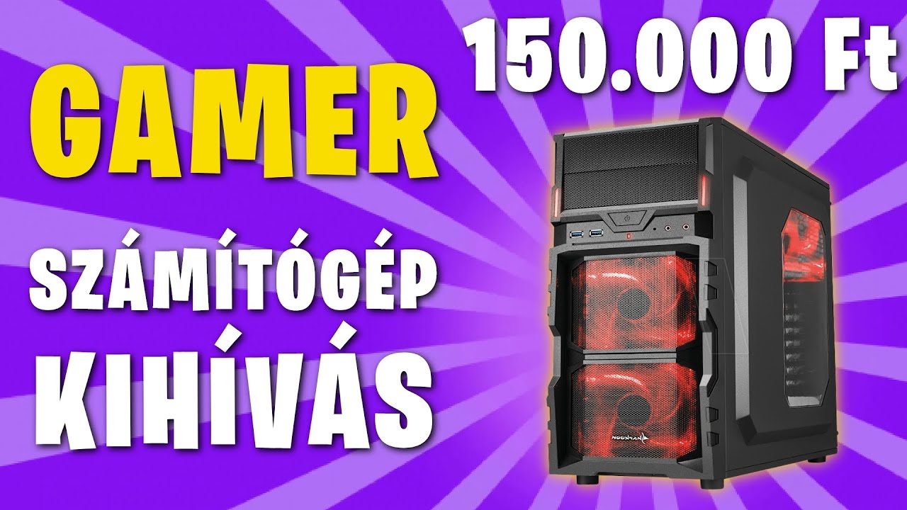🖥️ 150.000ft-ból Gamer számítógép kihívás  🖥️