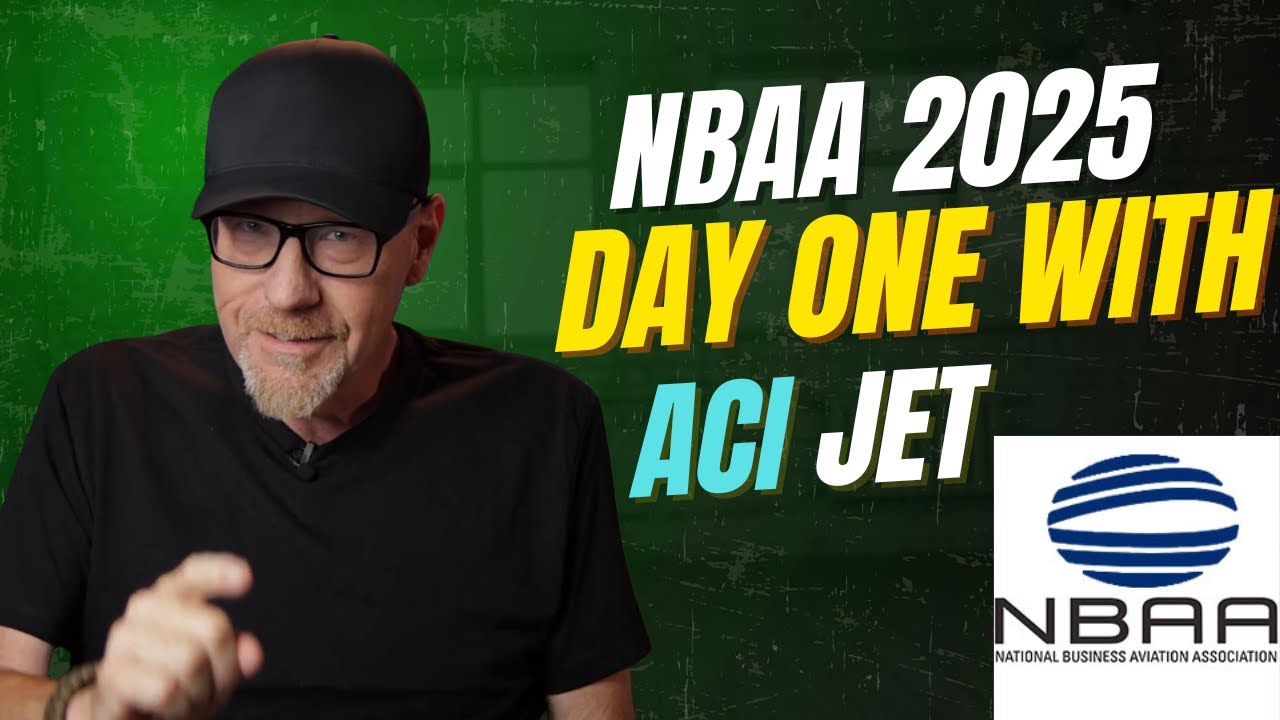 Opening day of the 2025 NBAA show with ACI Jet