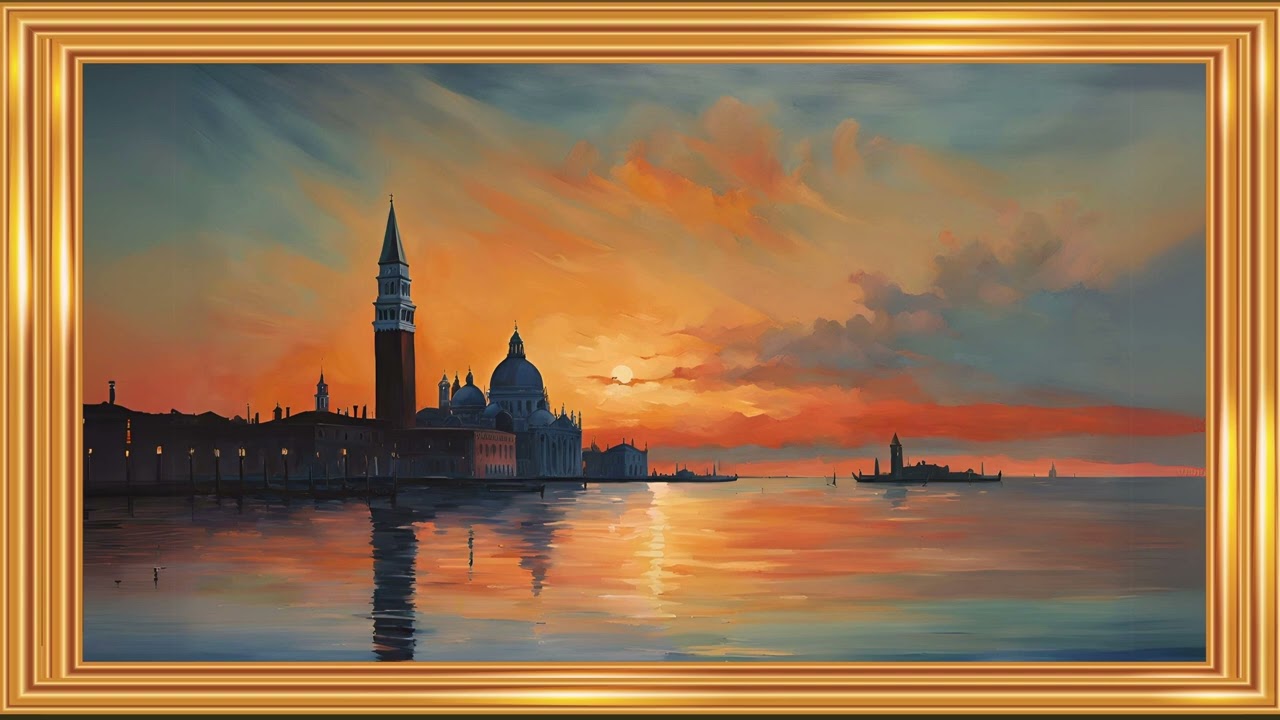 Framed Art Screensaver 2 Hour | Elegant Jazz Ambience