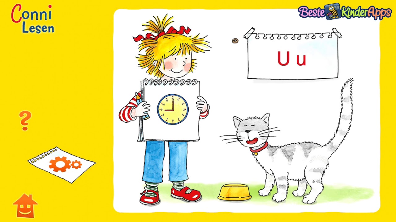 Conni Lesen 🎓 Buchstaben, Laute, Lese-Lernspiel App für Kinder