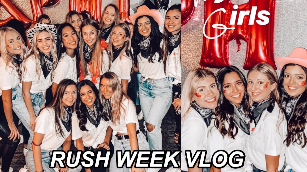 SORORITY RUSH WEEK: vlog and outfits @ penn state