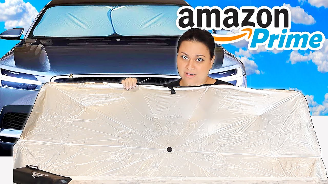Testing As Seen on TV Product Brella Shield Sun Shade | Vivian Tries Amazon Prime Must Haves